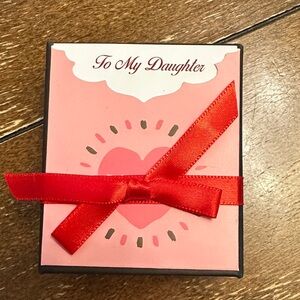 Heartfelt Gift Box with Red Ribbon Ring